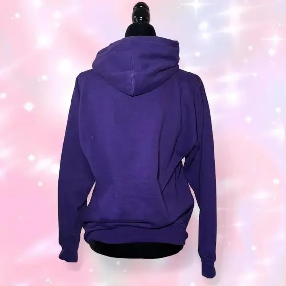 Y2K 2000s Western University Pullover Hoodie - Picture 4 of 4